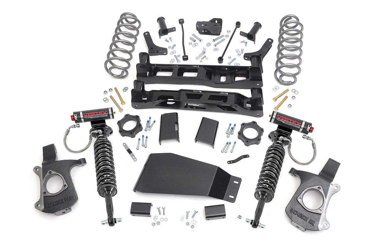 Chevrolet Avalanche Suspension Lift Kit - Rough Country - Vertex Coilovers - '07-'13